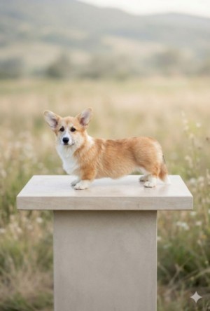 JAMESON GOLD, exclusive male Welsh Corgi Pembroke